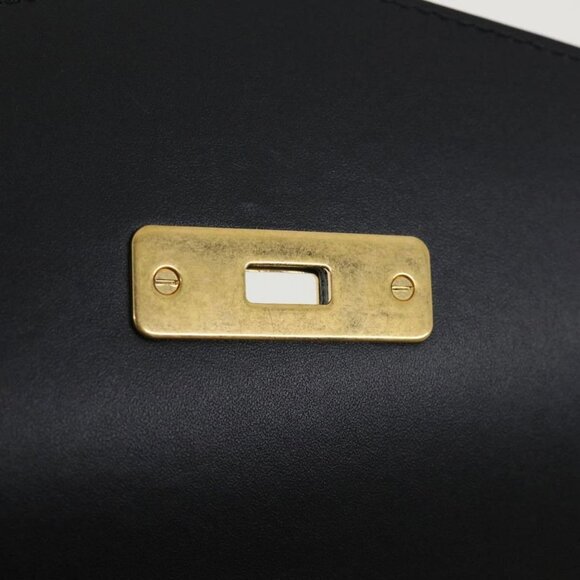 VERSACE Hand Bag Leather 2way Black DBFG311 Auth 31495A - Picture 12 of 16